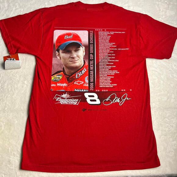 Winners Circle 2006 Dale Earnhardt Jr. NASCAR T-shirt Budweiser Cup Series Sz M - Picture 1 of 8